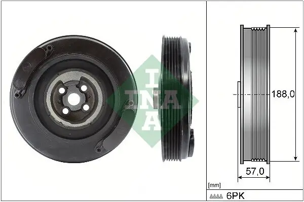 Riemenscheibe, Kurbelwelle Schaeffler INA 544 0002 10
