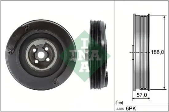 Riemenscheibe, Kurbelwelle Schaeffler INA 544 0002 10 Bild Riemenscheibe, Kurbelwelle Schaeffler INA 544 0002 10