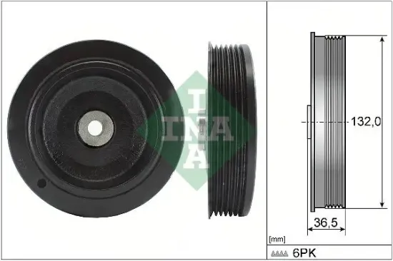 Riemenscheibe, Kurbelwelle Schaeffler INA 544 0007 10 Bild Riemenscheibe, Kurbelwelle Schaeffler INA 544 0007 10