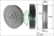 Riemenscheibe, Kurbelwelle Schaeffler INA 544 0009 10