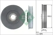 Riemenscheibe, Kurbelwelle Schaeffler INA 544 0039 10