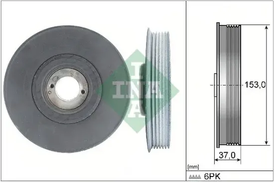 Riemenscheibe, Kurbelwelle Schaeffler INA 544 0039 10 Bild Riemenscheibe, Kurbelwelle Schaeffler INA 544 0039 10