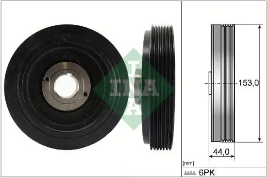 Riemenscheibe, Kurbelwelle Schaeffler INA 544 0042 10 Bild Riemenscheibe, Kurbelwelle Schaeffler INA 544 0042 10