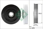 Riemenscheibe, Kurbelwelle Schaeffler INA 544 0058 10