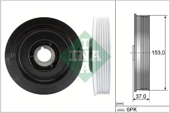 Riemenscheibe, Kurbelwelle Schaeffler INA 544 0058 10 Bild Riemenscheibe, Kurbelwelle Schaeffler INA 544 0058 10