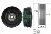 Riemenscheibe, Kurbelwelle Schaeffler INA 544 0069 10