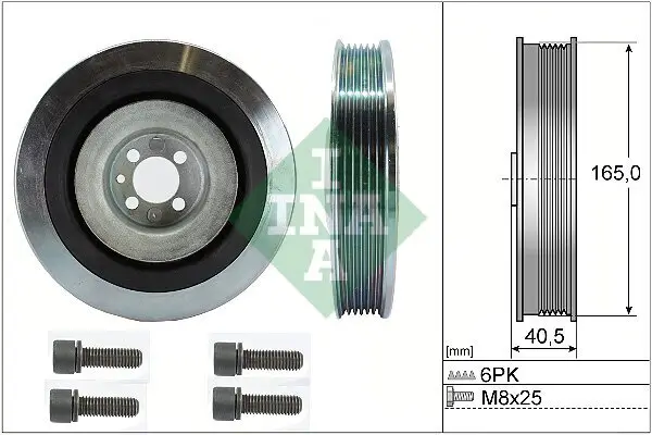 Riemenscheibensatz, Kurbelwelle Schaeffler INA 544 0080 20