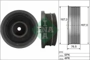 Riemenscheibe, Kurbelwelle Schaeffler INA 544 0082 10