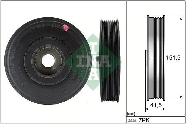 Riemenscheibe, Kurbelwelle Schaeffler INA 544 0088 10 Bild Riemenscheibe, Kurbelwelle Schaeffler INA 544 0088 10