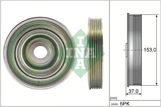 Riemenscheibe, Kurbelwelle Schaeffler INA 544 0097 10 Bild Riemenscheibe, Kurbelwelle Schaeffler INA 544 0097 10