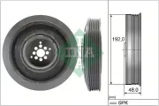 Riemenscheibe, Kurbelwelle Schaeffler INA 544 0102 10