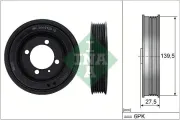 Riemenscheibe, Kurbelwelle Schaeffler INA 544 0125 10