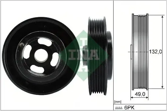 Riemenscheibe, Kurbelwelle Schaeffler INA 544 0126 10 Bild Riemenscheibe, Kurbelwelle Schaeffler INA 544 0126 10