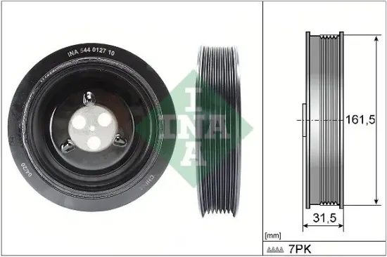 Riemenscheibe, Kurbelwelle Schaeffler INA 544 0127 10 Bild Riemenscheibe, Kurbelwelle Schaeffler INA 544 0127 10