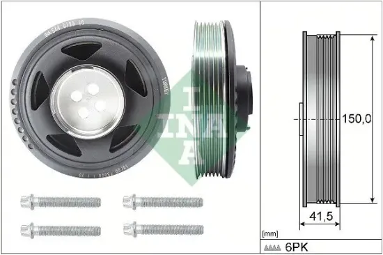 Riemenscheibensatz, Kurbelwelle Schaeffler INA 544 0129 20 Bild Riemenscheibensatz, Kurbelwelle Schaeffler INA 544 0129 20