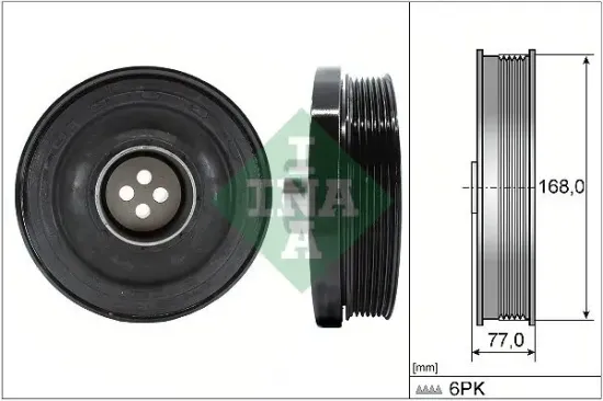 Riemenscheibe, Kurbelwelle Schaeffler INA 544 0130 10 Bild Riemenscheibe, Kurbelwelle Schaeffler INA 544 0130 10