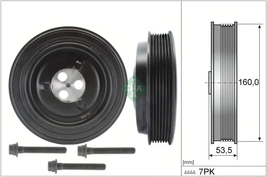Riemenscheibe, Kurbelwelle Schaeffler INA 544 0132 20 Bild Riemenscheibe, Kurbelwelle Schaeffler INA 544 0132 20
