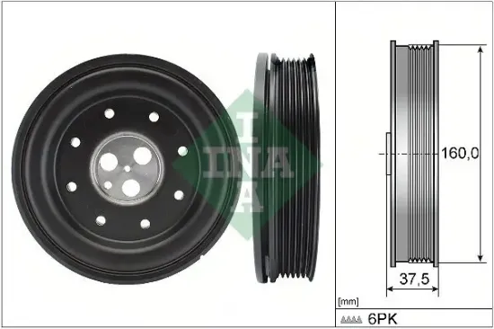 Riemenscheibe, Kurbelwelle Schaeffler INA 544 0134 10 Bild Riemenscheibe, Kurbelwelle Schaeffler INA 544 0134 10