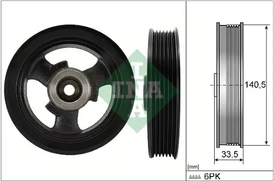Riemenscheibe, Kurbelwelle Schaeffler INA 544 0149 10 Bild Riemenscheibe, Kurbelwelle Schaeffler INA 544 0149 10
