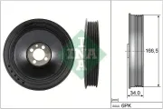 Riemenscheibe, Kurbelwelle Schaeffler INA 544 0157 10