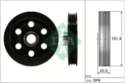 Riemenscheibe, Kurbelwelle Schaeffler INA 544 0165 10