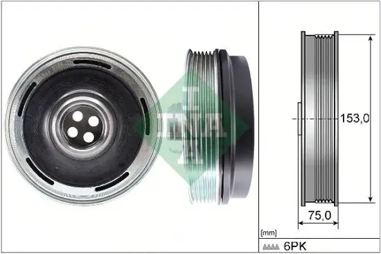 Riemenscheibe, Kurbelwelle Schaeffler INA 544 0169 10 Bild Riemenscheibe, Kurbelwelle Schaeffler INA 544 0169 10