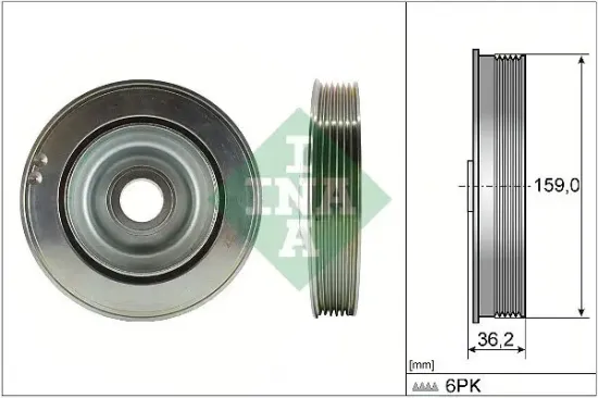 Riemenscheibe, Kurbelwelle Schaeffler INA 544 0173 10 Bild Riemenscheibe, Kurbelwelle Schaeffler INA 544 0173 10