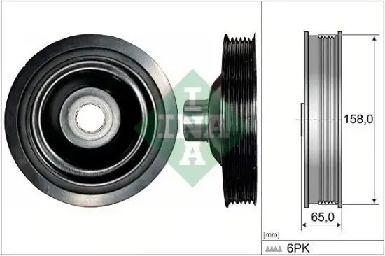 Riemenscheibe, Kurbelwelle Schaeffler INA 544 0175 10 Bild Riemenscheibe, Kurbelwelle Schaeffler INA 544 0175 10