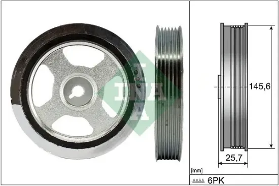 Riemenscheibe, Kurbelwelle Schaeffler INA 544 0176 10 Bild Riemenscheibe, Kurbelwelle Schaeffler INA 544 0176 10