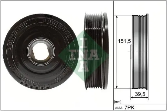 Riemenscheibe, Kurbelwelle Schaeffler INA 544 0177 10 Bild Riemenscheibe, Kurbelwelle Schaeffler INA 544 0177 10