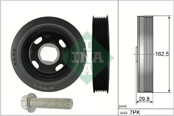 Riemenscheibensatz, Kurbelwelle Schaeffler INA 544 0179 20