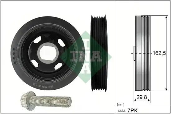 Riemenscheibensatz, Kurbelwelle Schaeffler INA 544 0179 20 Bild Riemenscheibensatz, Kurbelwelle Schaeffler INA 544 0179 20