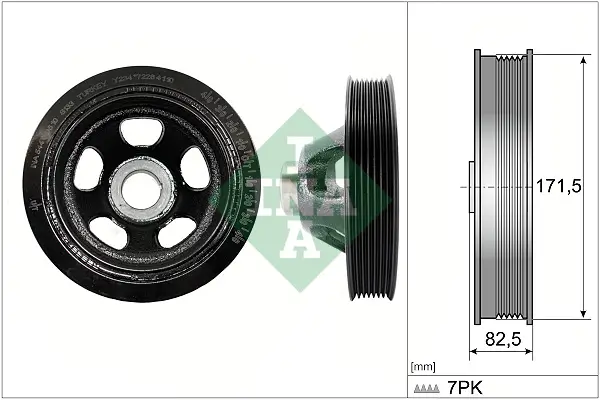 Riemenscheibe, Kurbelwelle Schaeffler INA 544 0195 10