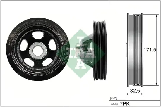 Riemenscheibe, Kurbelwelle Schaeffler INA 544 0195 10 Bild Riemenscheibe, Kurbelwelle Schaeffler INA 544 0195 10