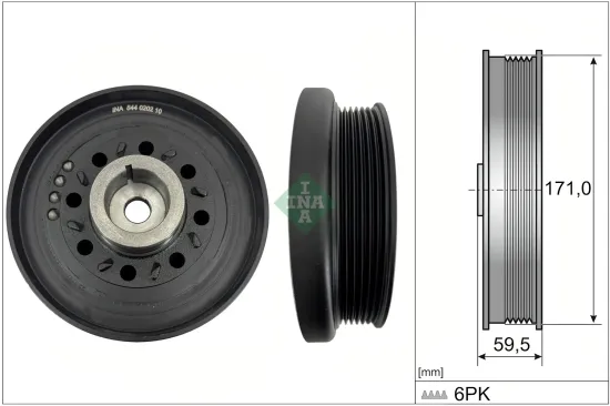 Riemenscheibe, Kurbelwelle Schaeffler INA 544 0202 10 Bild Riemenscheibe, Kurbelwelle Schaeffler INA 544 0202 10
