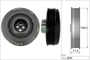 Riemenscheibe, Kurbelwelle Schaeffler INA 544 0210 10