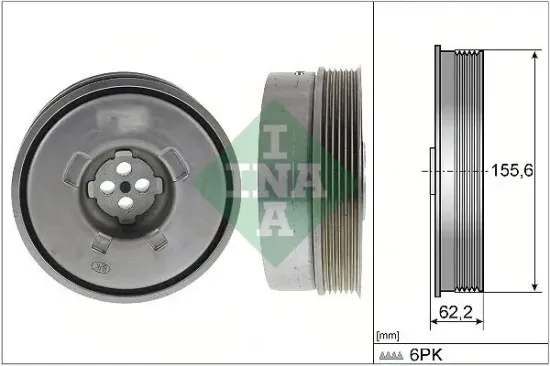 Riemenscheibe, Kurbelwelle Schaeffler INA 544 0501 10 Bild Riemenscheibe, Kurbelwelle Schaeffler INA 544 0501 10