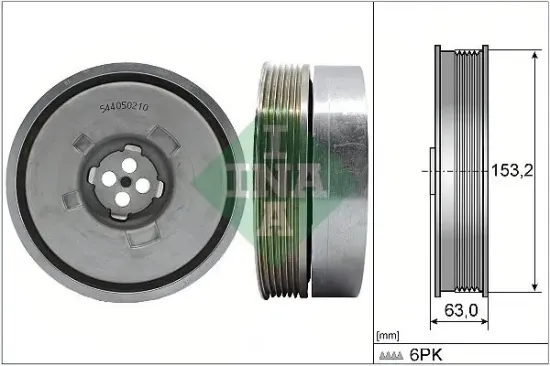 Riemenscheibe, Kurbelwelle Schaeffler INA 544 0502 10 Bild Riemenscheibe, Kurbelwelle Schaeffler INA 544 0502 10