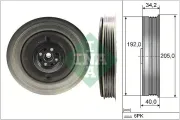 Riemenscheibe, Kurbelwelle Schaeffler INA 544 0504 10