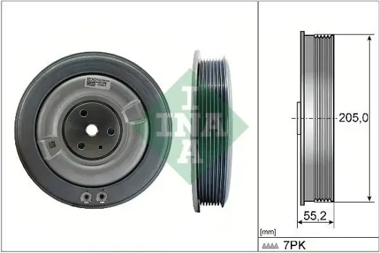 Riemenscheibe, Kurbelwelle Schaeffler INA 544 0506 10 Bild Riemenscheibe, Kurbelwelle Schaeffler INA 544 0506 10