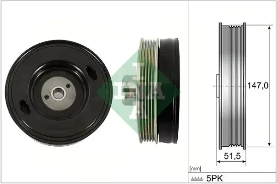 Riemenscheibe, Kurbelwelle Schaeffler INA 544 0509 10 Bild Riemenscheibe, Kurbelwelle Schaeffler INA 544 0509 10