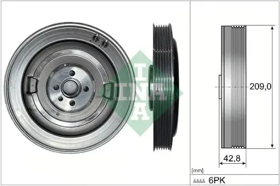 Riemenscheibe, Kurbelwelle Schaeffler INA 544 0514 10 Bild Riemenscheibe, Kurbelwelle Schaeffler INA 544 0514 10