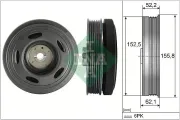 Riemenscheibe, Kurbelwelle Schaeffler INA 544 0515 10