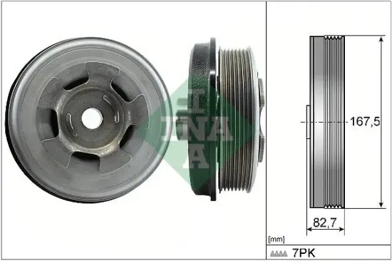 Riemenscheibe, Kurbelwelle Schaeffler INA 544 0601 10 Bild Riemenscheibe, Kurbelwelle Schaeffler INA 544 0601 10