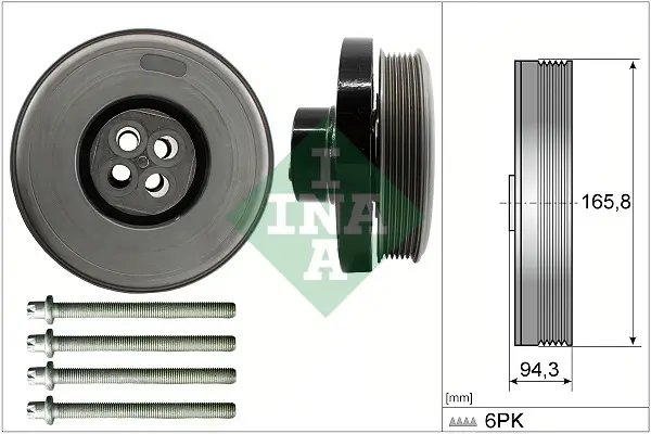 Riemenscheibe, Kurbelwelle Schaeffler INA 544 0602 20