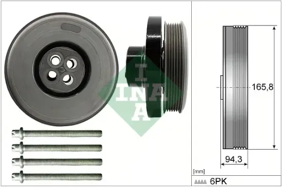 Riemenscheibe, Kurbelwelle Schaeffler INA 544 0602 20 Bild Riemenscheibe, Kurbelwelle Schaeffler INA 544 0602 20