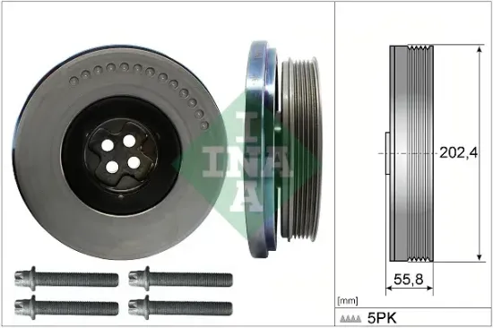 Riemenscheibensatz, Kurbelwelle Schaeffler INA 544 0603 20 Bild Riemenscheibensatz, Kurbelwelle Schaeffler INA 544 0603 20
