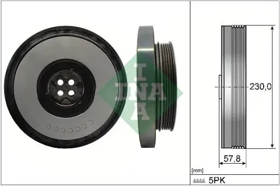 Riemenscheibe, Kurbelwelle Schaeffler INA 544 0605 10 Bild Riemenscheibe, Kurbelwelle Schaeffler INA 544 0605 10