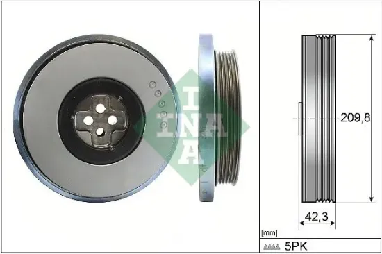 Riemenscheibe, Kurbelwelle Schaeffler INA 544 0606 10 Bild Riemenscheibe, Kurbelwelle Schaeffler INA 544 0606 10
