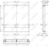 Ladeluftkühler NRF 30428